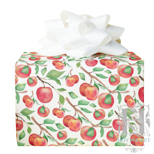 Cadeau Papier d'emballage aux pommes