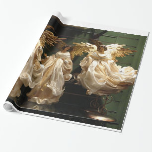 Cadeau Papier d'emballage avec des anges