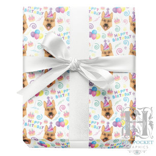 Cadeau Papier d'emballage Berger Allemand