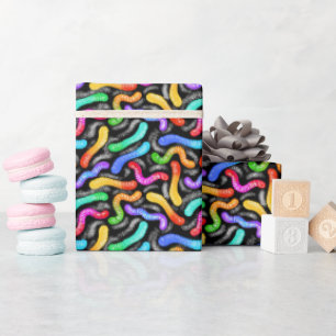 Cadeau Papier d'emballage - Bonbons vers arc-en-ciel en g