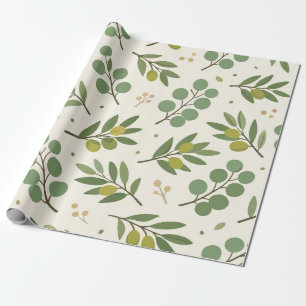 Cadeau Papier d'emballage botanique