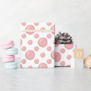 Cadeau Papier d'emballage Bulles Roses