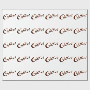 Cadeau Papier d'emballage Café Grounds Coffee