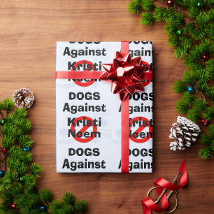 Cadeau Papier d'emballage Chiens contre Kristi Noem