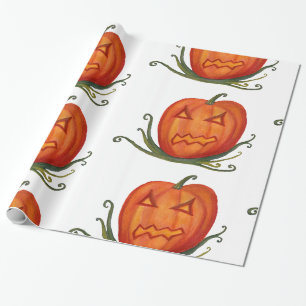 Cadeau Papier d'emballage citrouilles d'Halloween