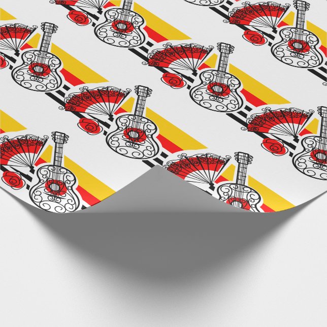 Cadeau Papier d'emballage classique Souvenirs espagnol (Coin)