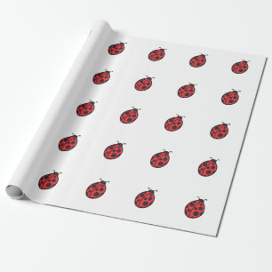 Cadeau Papier d'emballage coccinelle