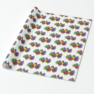 Cadeau Papier d'emballage Cupcake papier d'emballage d'an