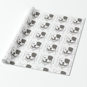 Cadeau Papier d'emballage d'amour de Pitbull