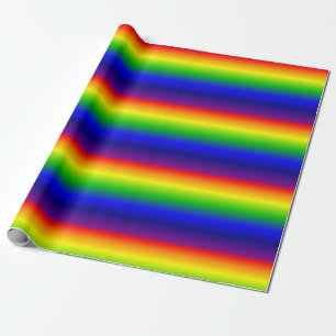Cadeau Papier d'emballage d'arc-en-ciel