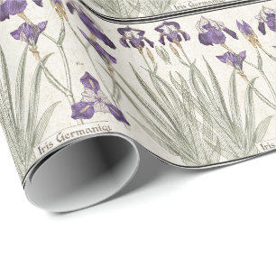 Cadeau Papier d'emballage d'art de Nouveau de fleurs