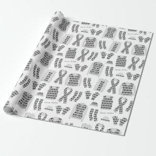 Cadeau Papier d'emballage d'articles à motifs de losanges