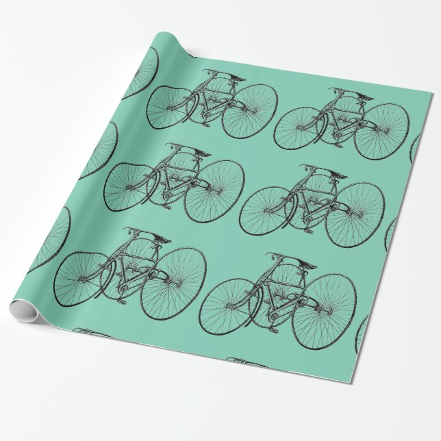 Cadeau Papier d'emballage de bicyclette (Déroulé)