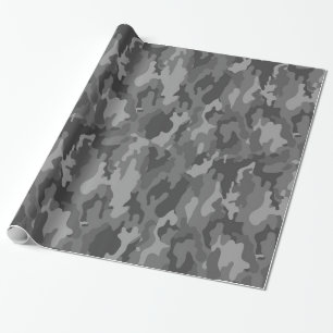 Cadeau Papier d'emballage de camouflage d'armée (couleur