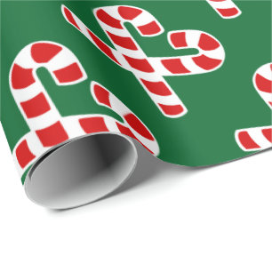 Cadeau Papier d'emballage de coeur de sucre de canne de
