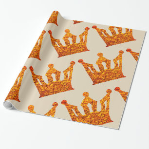 Cadeau Papier d'emballage de couronne
