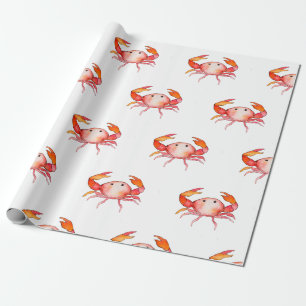 Cadeau Papier d'emballage de crabe original