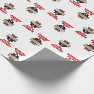 Cadeau Papier d'emballage de Donald Trump d'erreur de