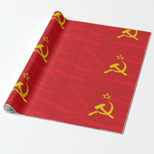 Cadeau Papier d'emballage de drapeau de l'URSS