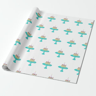 Cadeau Papier d'emballage de gâteau d'anniversaire