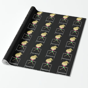 Cadeau Papier d'emballage de gymnastique