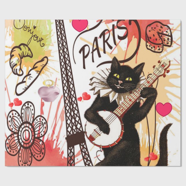 Cadeau Papier d'emballage de la Saint-Valentin (Plat)