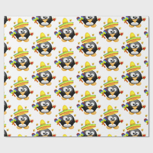 Cadeau Papier d'emballage de la Saint-Valentin Manchot So