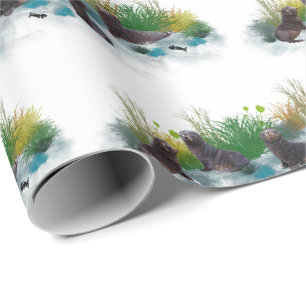 Cadeau Papier d'emballage de la tasse de phoque (choisir 