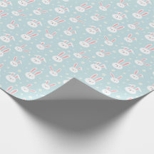 Papier d'emballage de lapin de Pâques