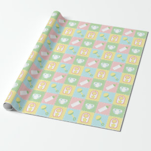 Cadeau Papier d'emballage de l'édredon du bébé