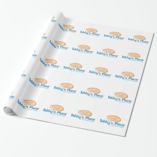 Cadeau Papier d'emballage de l'endroit du chat tigré