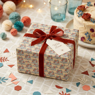 Cadeau Papier d'emballage de livre