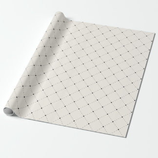 Cadeau Papier d'emballage de motif de luxe de diamant