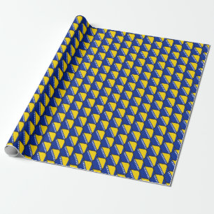 Cadeau Papier d'emballage de nid d'abeilles de drapeau de