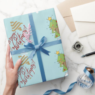 Cadeau Papier d'emballage de Noël.