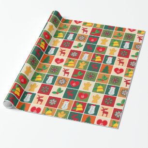 Cadeau papier d'emballage de Noël