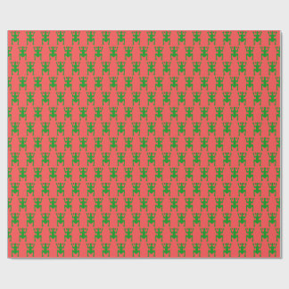 Cadeau Papier d'emballage de Noël Boricua Coqui