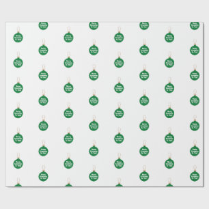 Cadeau Papier d'emballage de Noël Girl Scouting 