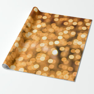 Cadeau Papier d'emballage de Noël Paillettes dorées Glamo