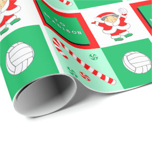 Cadeau Papier d'emballage de Noël personnalisé pour volle
