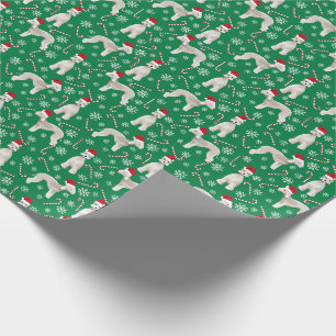 Cadeau Papier d'emballage de Noël pour chien de Bedlingt