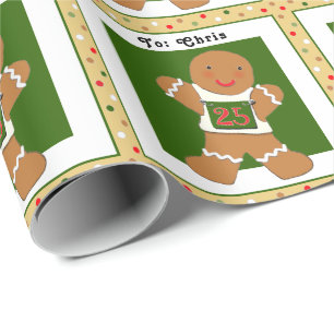 Cadeau Papier d'emballage de Noël pour la course sur pist