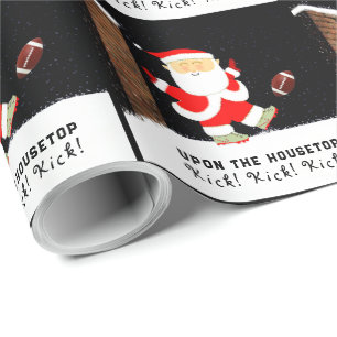 Cadeau Papier d'emballage de Noël pour le football