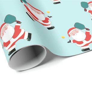 Cadeau Papier d'emballage de Noël pour Pickleball