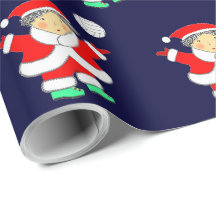 Papier d'emballage de Noël pour volleyball