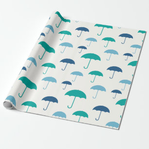Cadeau Papier d'emballage de parapluie coloré