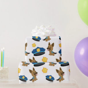 Cadeau Papier d'emballage de partie de motif de chien