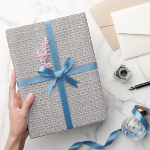 Cadeau Papier d'emballage de pays gris