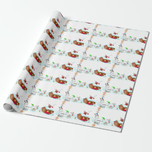 Cadeau Papier d'emballage de Pôle Nord