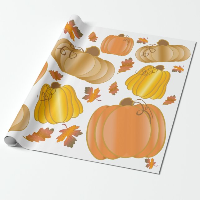 Cadeau Papier d'emballage de récolte de chute (Déroulé)
